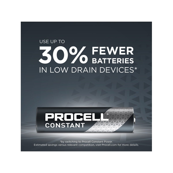 duracell-procell-pc2400-24pk-aaa-1-5v-alkaline-button-top-batteries-contractor-pack-of-24-59 procell constant