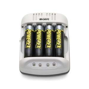 Powerex MH-C401FS-DCW 100 Min Cool Charger w/Car Adapter