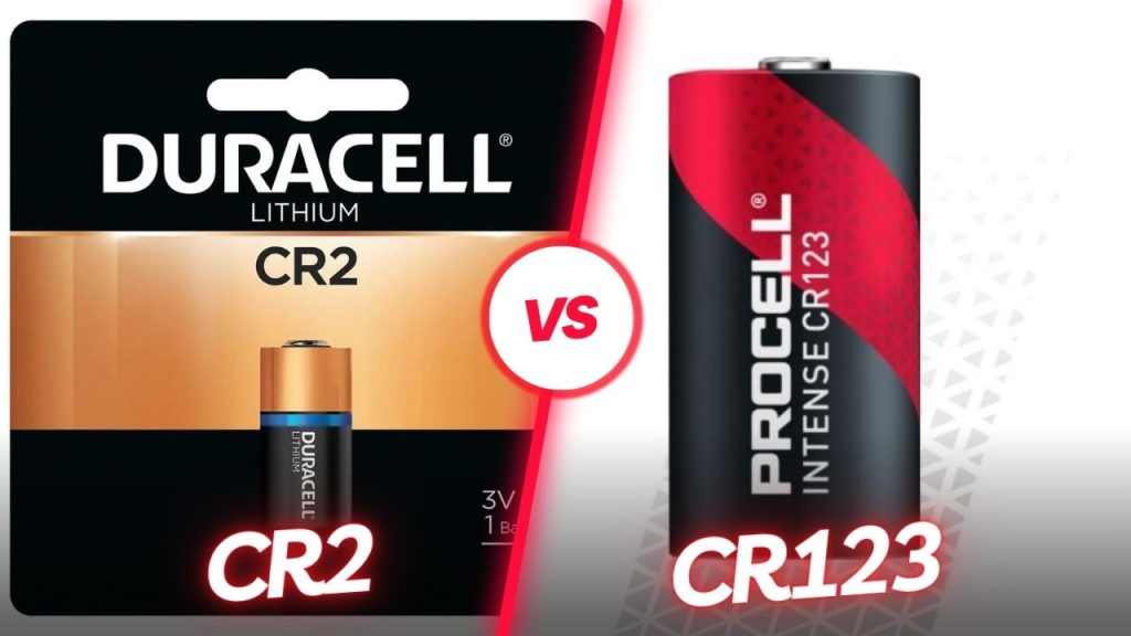 cr2-vs-cr123 | Batteries Inc. Duracell cr2 package and procell cr123