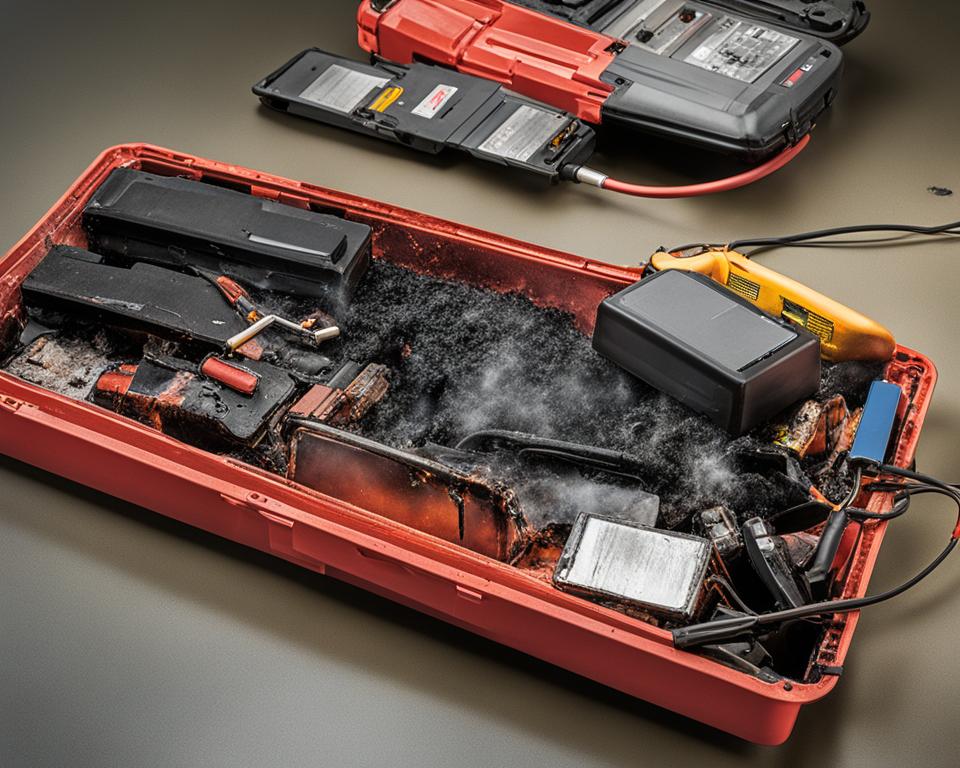 lithium battery fire investigation | Batteries Inc. lithium battery fire investigation