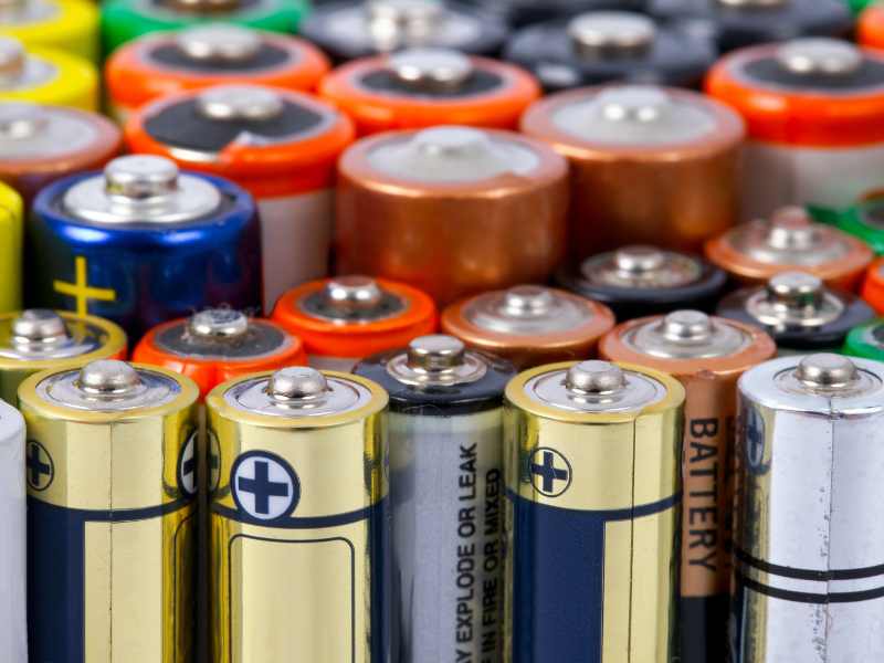 array of batteries