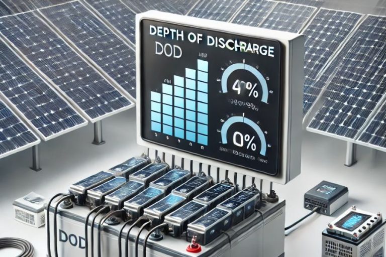 Learn how Depth of Discharge (DoD) affects solar battery systems. Explore tips to balance usage and extend battery lifespan.