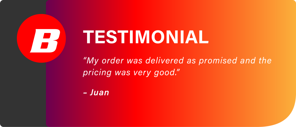Testimonial from Juan | Batteries Inc. Testimonial from Juan