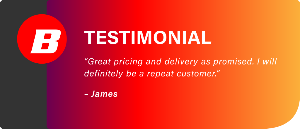 Testimonial from James | Batteries Inc. Testimonial from James
